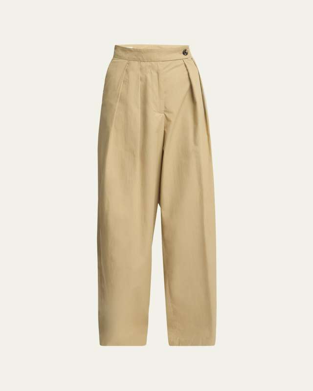 Pamplona Pleated Wide Leg Pants